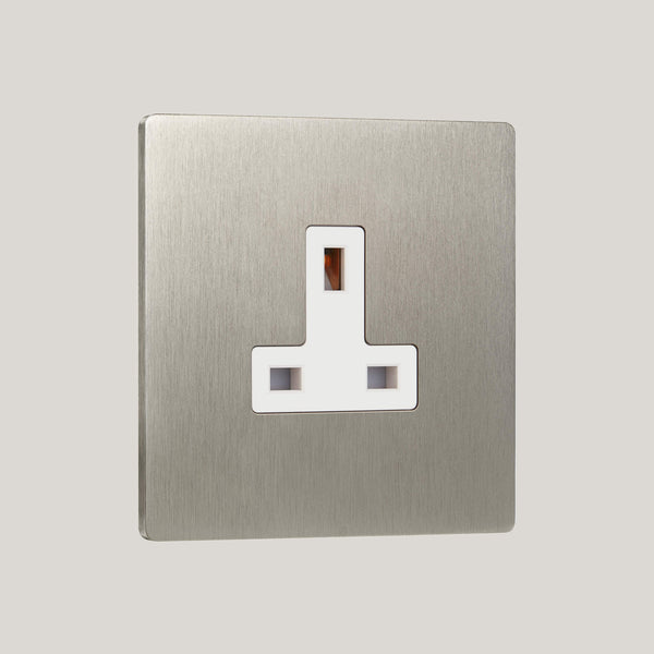 White Inserts/1G White/Lutron Signature Square 1G White/Satin Nickel