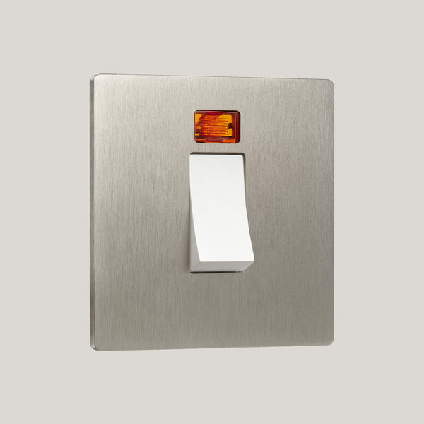 White Inserts/White Led/1G Led White/Lutron Signature Square 1G-Led White/Satin Nickel