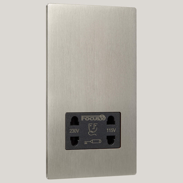Black Inserts/1G Black/Lutron Signature Square 1G Black/Satin Nickel