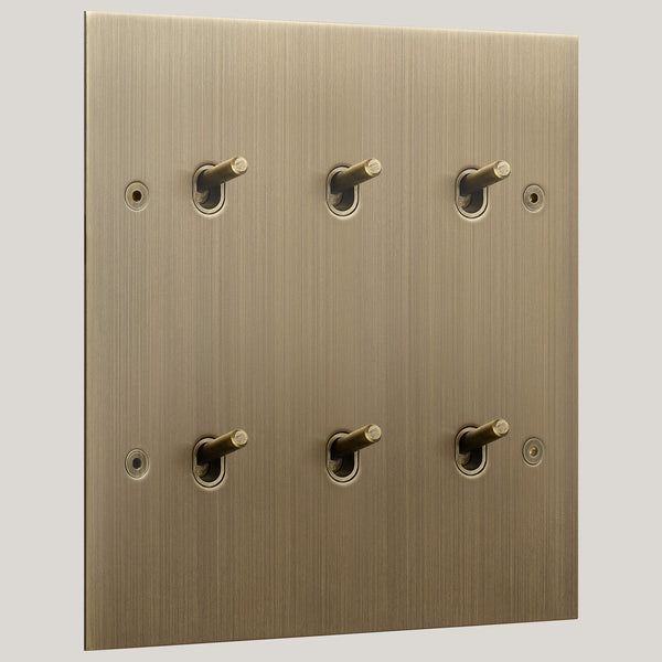 Contemporary/6G Contemporary/Ambassador Square 6G-Contemporary/Antique Brass