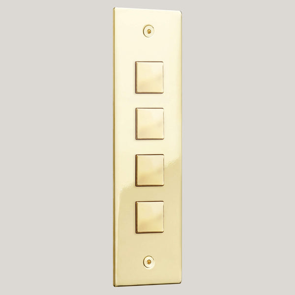 No Led/4G No-Led/Ambassador Square 4G No-Led/Polished Brass