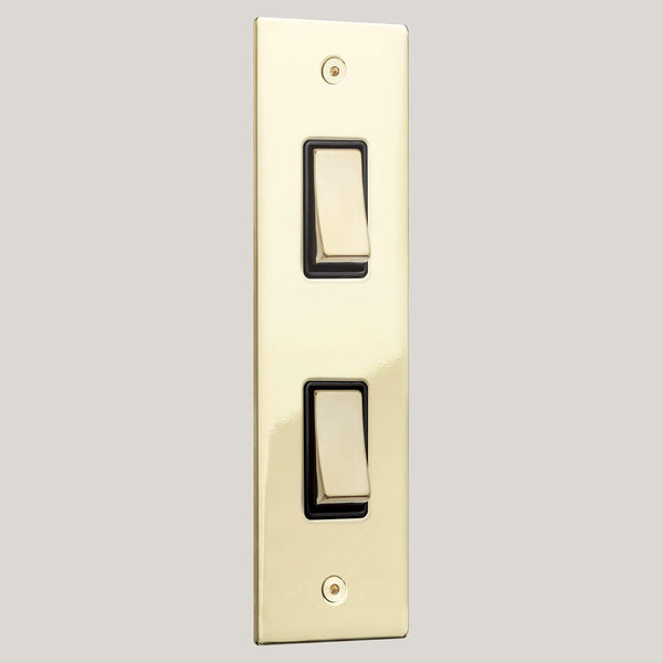 Black Inserts/2G Black/Ambassador Square 2G Black/Polished Brass Unlacquered