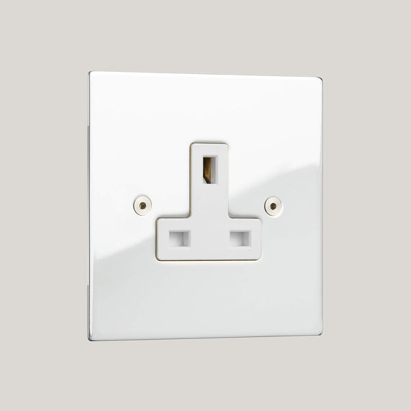 White Inserts/1G White/Ambassador Square 1G White/Polished Chrome