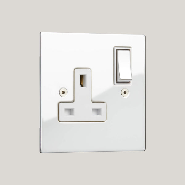 White Inserts/1G White/Ambassador Square 1G White/Polished Chrome