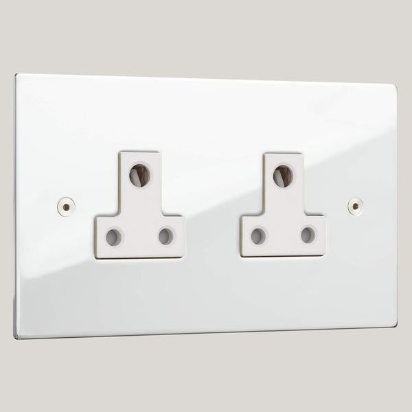 WHITE INSERTS/2G White/Ambassador Square 2G White/Polished Chrome
