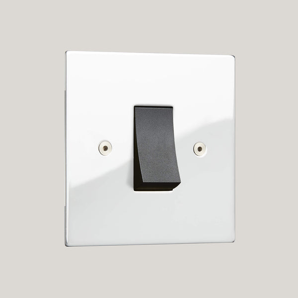 Black Inserts/Black No-Led/1G No-Led Black/Ambassador Square 1G-No-Led Black/Polished Chrome