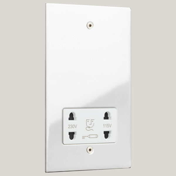 White Inserts/1G White/Ambassador Square 1G White/Polished Chrome