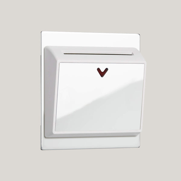White Inserts/Ambassador Square White/Polished Chrome