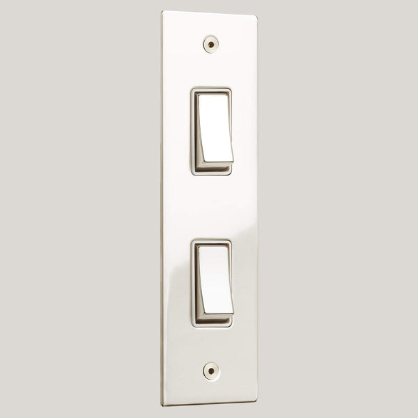 White Inserts/2G White/Ambassador Square 2G White/Polished Nickel