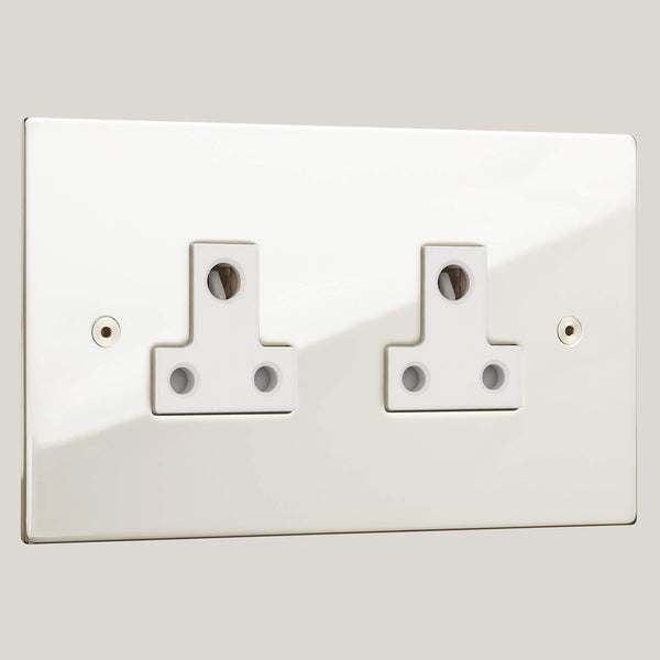 WHITE INSERTS/2G White/Ambassador Square 2G White/Polished Nickel
