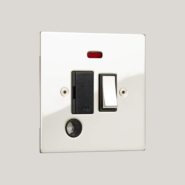 Black Inserts/Ambassador Square Black/Polished Nickel