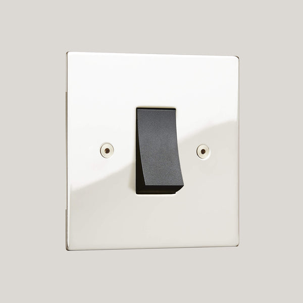 Black Inserts/Black No-Led/1G No-Led Black/Ambassador Square 1G-No-Led Black/Polished Nickel