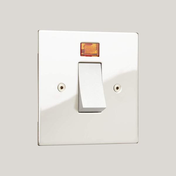White Inserts/White Led/1G Led White/Ambassador Square 1G-Led White/Polished Nickel