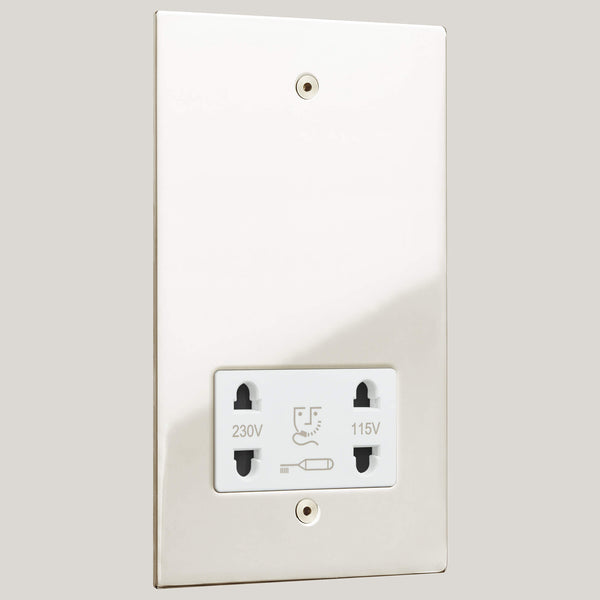 White Inserts/1G White/Ambassador Square 1G White/Polished Nickel