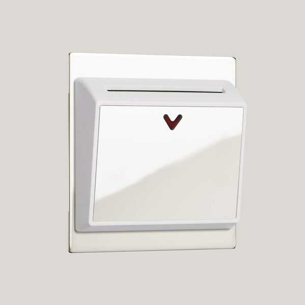White Inserts/Ambassador Square White/Polished Nickel