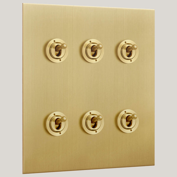 Traditional/6G Traditional/Ambassador Square 6G-Traditional/Satin Brass