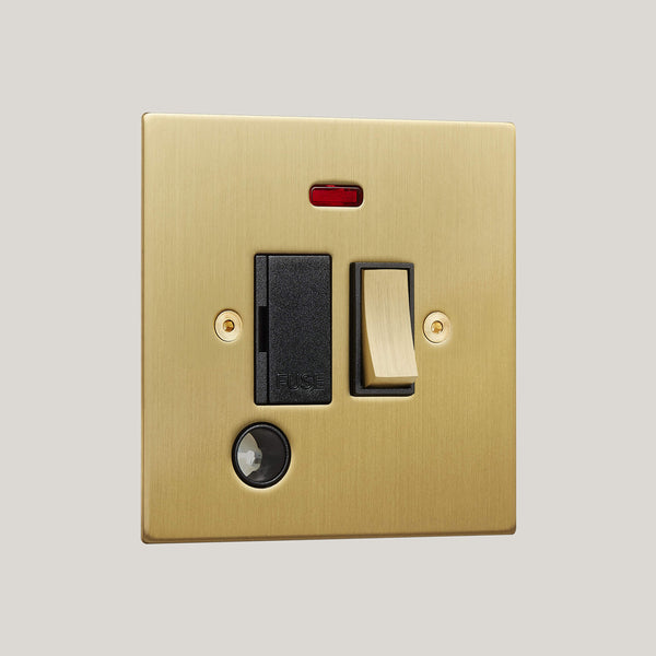 Black Inserts/Ambassador Square Black/Satin Brass