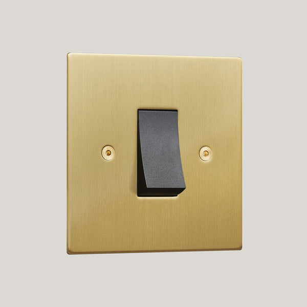 Black Inserts/Black No-Led/1G No-Led Black/Ambassador Square 1G-No-Led Black/Satin Brass