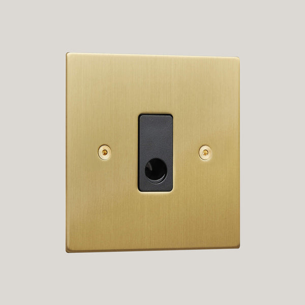 Black Inserts/Ambassador Square Black/Satin Brass