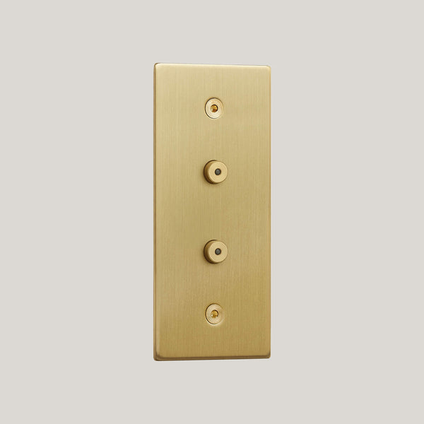 Led/2G Led/Ambassador Square 2G Led/Satin Brass