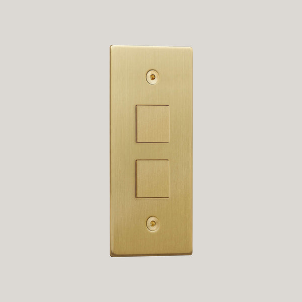 No Led/2G No-Led/Ambassador Square 2G No-Led/Satin Brass