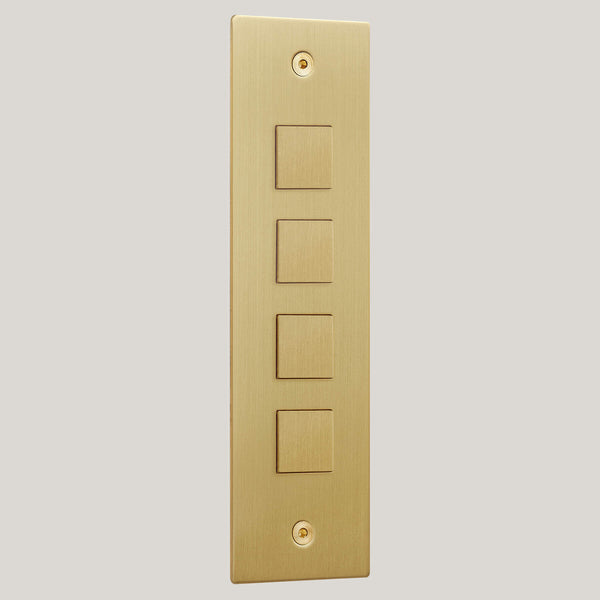 No Led/4G No-Led/Ambassador Square 4G No-Led/Satin Brass