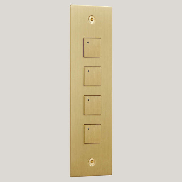 Led/4G Led/Ambassador Square 4G Led/Satin Brass