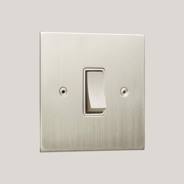 White Inserts/1G White/Ambassador Square 1G White/Satin Nickel