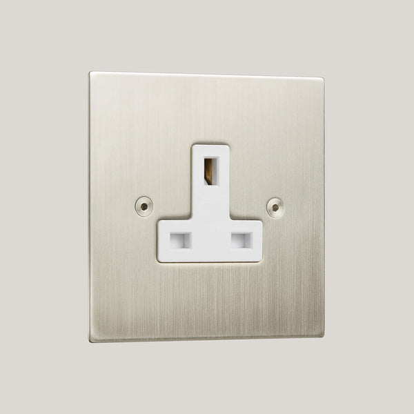 White Inserts/1G White/Ambassador Square 1G White/Satin Nickel