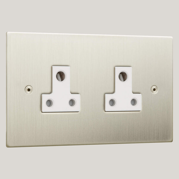 WHITE INSERTS/2G White/Ambassador Square 2G White/Satin Nickel