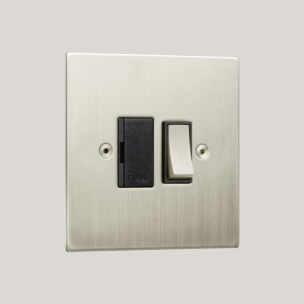 Black Inserts/Ambassador Square Black/Satin Nickel
