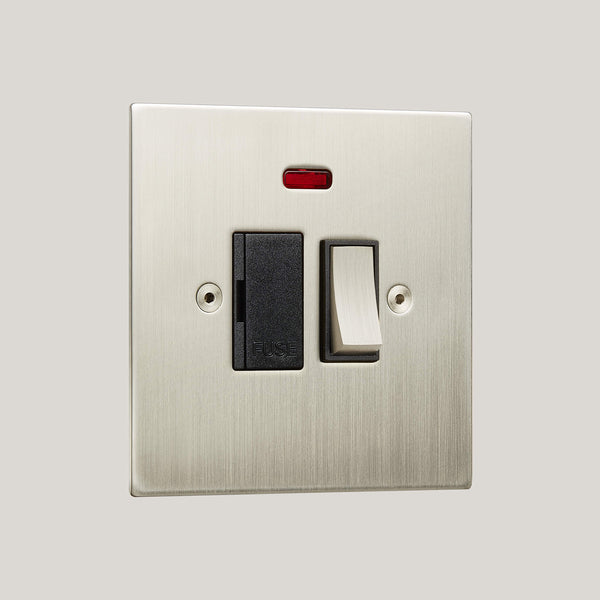 Black Inserts/Ambassador Square Black/Satin Nickel