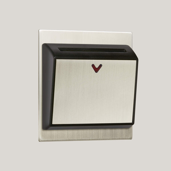 Black Inserts/Ambassador Square Black/Satin Nickel