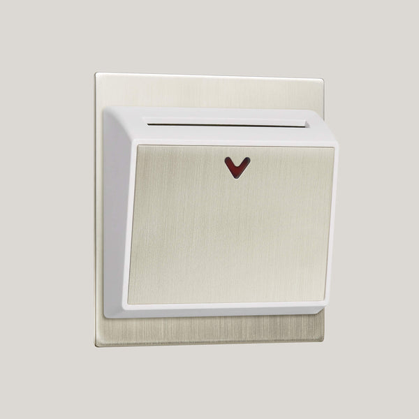White Inserts/Ambassador Square White/Satin Nickel