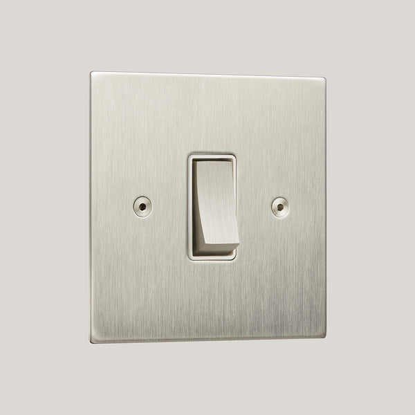 White Inserts/1G White/Ambassador Square 1G White/Satin Stainless
