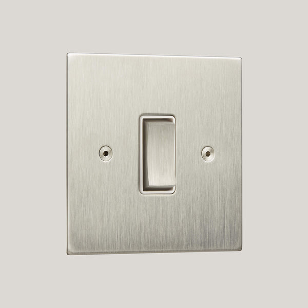 White Inserts/1G White/Ambassador Square 1G White/Satin Stainless
