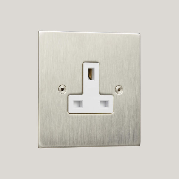 White Inserts/1G White/Ambassador Square 1G White/Satin Stainless