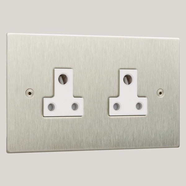 WHITE INSERTS/2G White/Ambassador Square 2G White/Satin Stainless