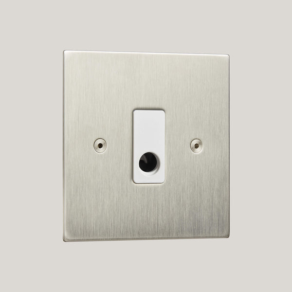 White Inserts/Ambassador Square White/Satin Stainless