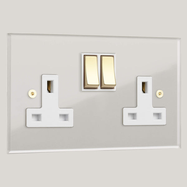White Inserts/2G White/Prism 2G White/Polished Brass Unlacquered