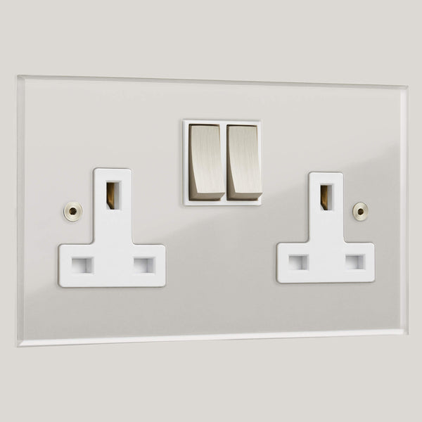 White Inserts/2G White/Prism 2G White/Satin Nickel
