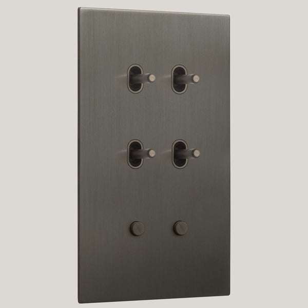 Vertical/6G-Vertical/Renaissance 6G-Vertical-Toggle-Round/Chocolate Bronze