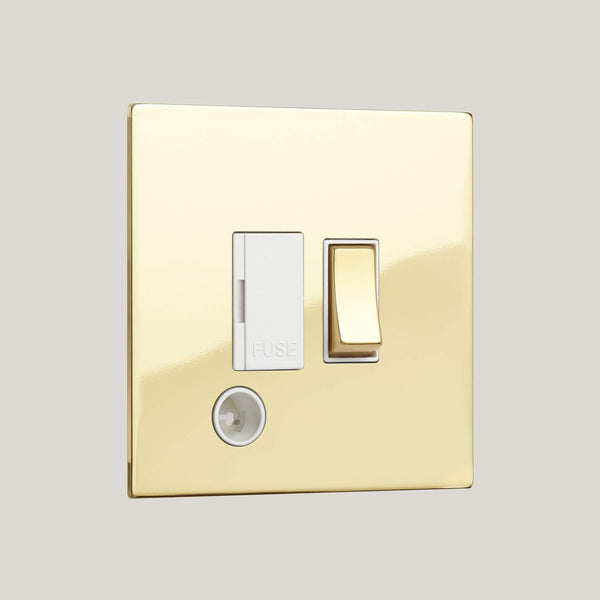 White Inserts/Renaissance White/Polished Brass