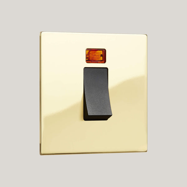Black Inserts/Black Led/1G Led Black/Renaissance 1G-Led Black/Polished Brass