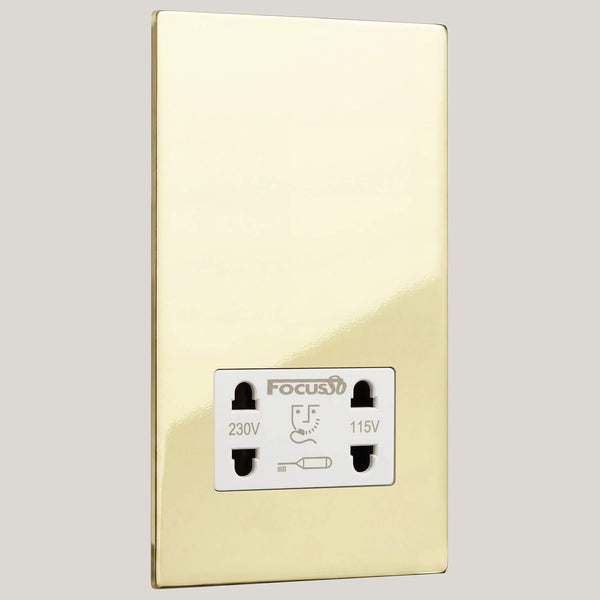 White Inserts/1G White/Renaissance 1G White/Polished Brass