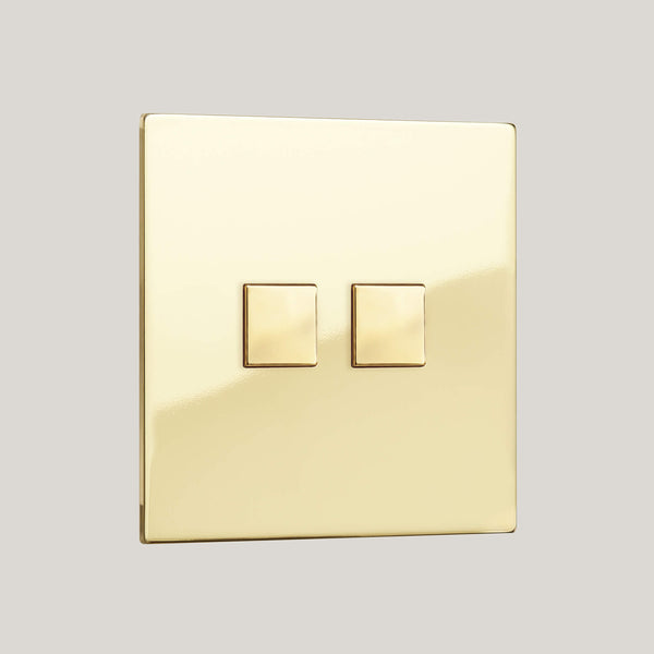 No Led/2G-Horizontal No-Led/Renaissance 2G-Horizontal No-Led/Polished Brass
