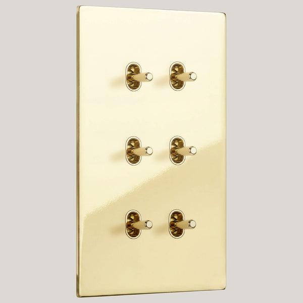Vertical/6G-Vertical/Renaissance 6G-Vertical/Polished Brass