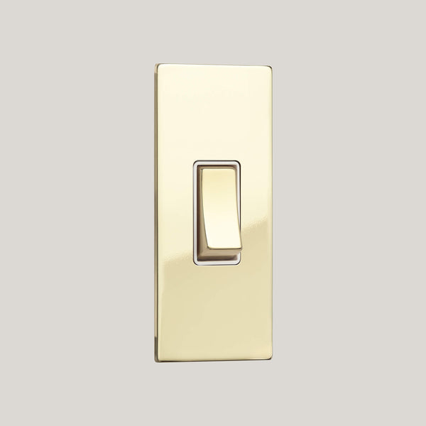 White Inserts/1G White/Renaissance 1G White/Polished Brass Unlacquered