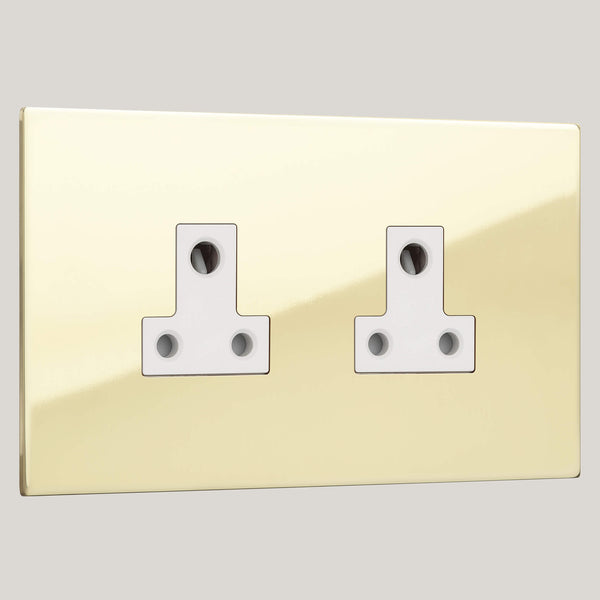 WHITE INSERTS/2G White/Renaissance 2G White/Polished Brass Unlacquered