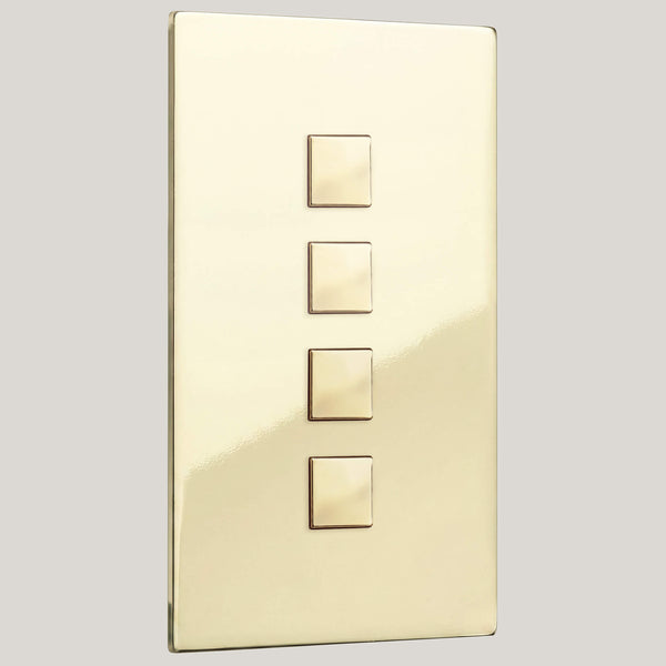 No Led/4G-Vertical No-Led/Renaissance 4G-Vertical No-Led/Polished Brass Unlacquered